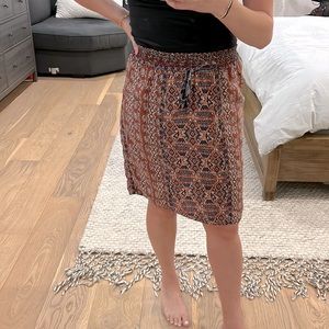 Calypso St. Barth’s Printed knee-length, elastic waist skirt